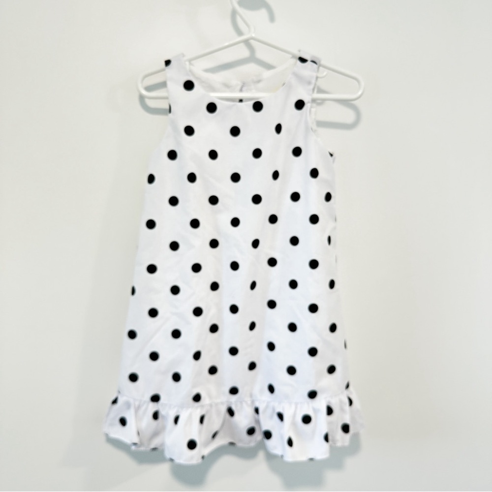 ZARA Girls Polka Dot Open Back Dress